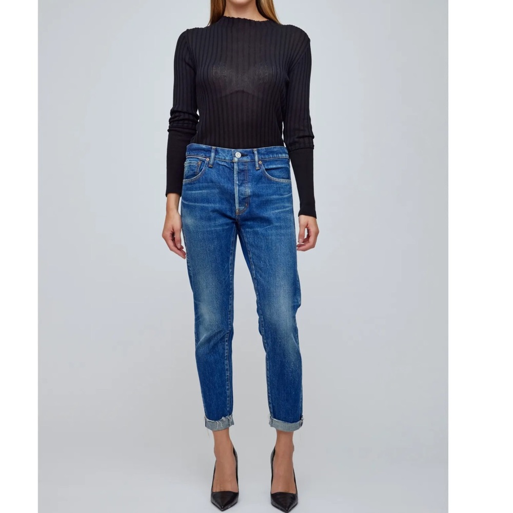 Moussy Vintage Wilbur Tapered Mid-Rise Jeans